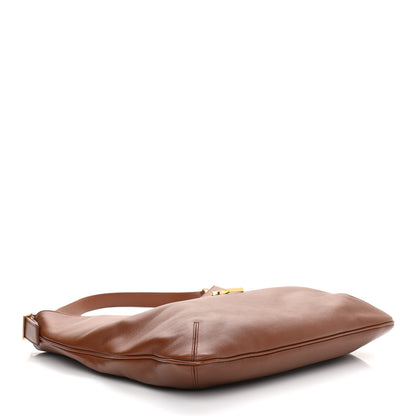Saint Laurent Calfskin Monogram Hobo Cotto 4 of 10
