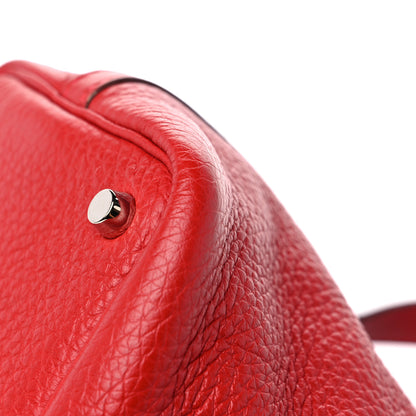 Hermes Taurillon Clemence Picotin 18 PM Rouge Vif 10 of 10