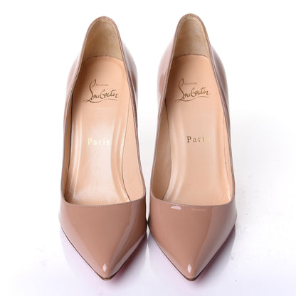 Christian Louboutin Patent Pigalle 100 Pumps 36.5 Nude 5 of 10