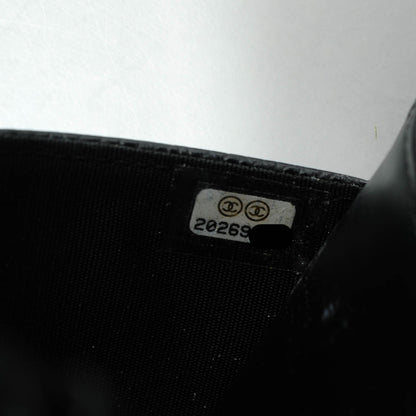Chanel Caviar Timeless CC Wallet On Chain WOC Black 8 of 8