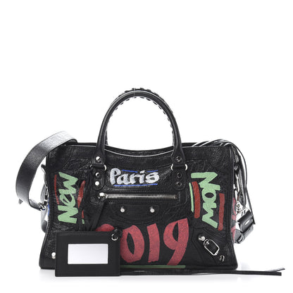 Balenciaga Agneau Arena Car Tag Classic Silver Hardware S City Black TBC 1 of 12