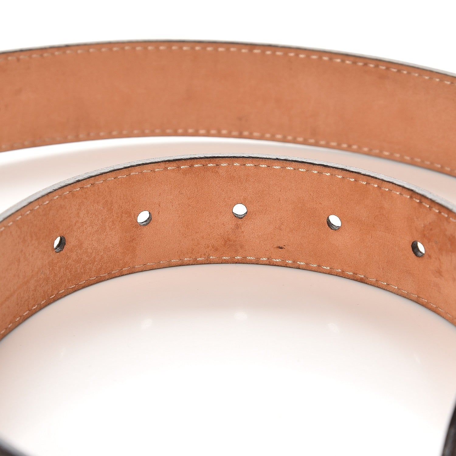 Louis Vuitton Monogram LV Frame Belt 80 32 7 of 7
