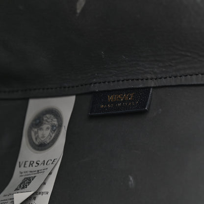 Versace Calfskin Virtus Tote Black 7 of 13