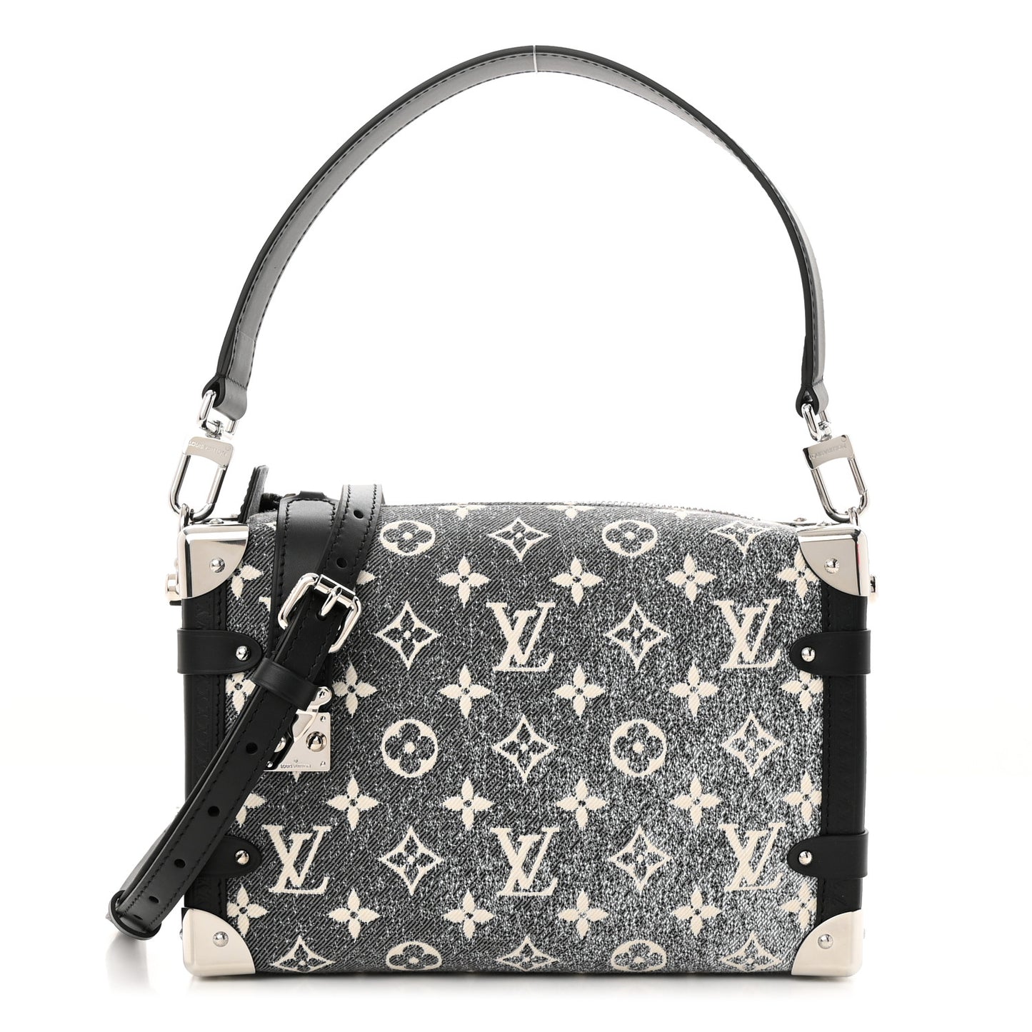 Monogram Jacquard Denim Side Trunk Grey