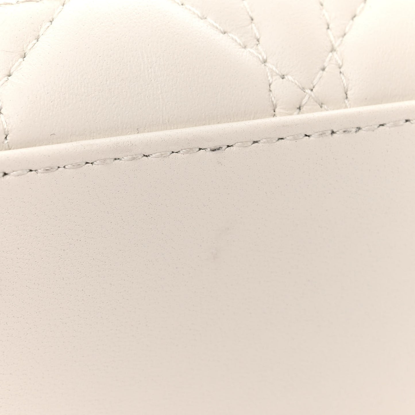 Lambskin Cannage Mini Lady Dior Latte