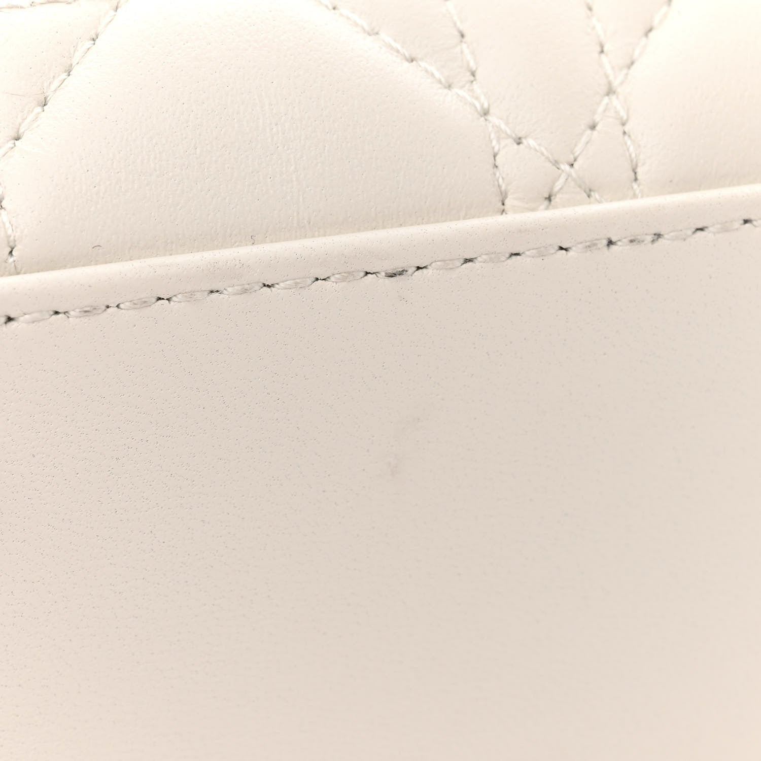 Christian Dior Lambskin Cannage Mini Lady Dior Latte 11 of 14