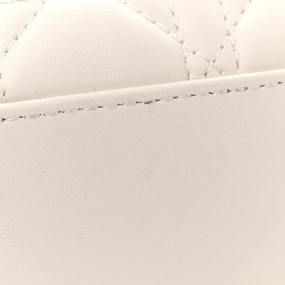 Christian Dior Lambskin Cannage Mini Lady Dior Latte 11 of 14