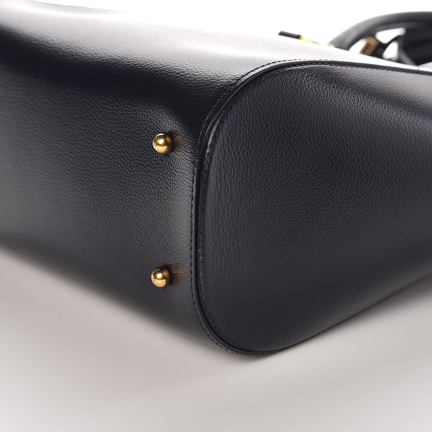 Delvaux Grained Calfskin Charme Tote Jumping Marine 10 of 10