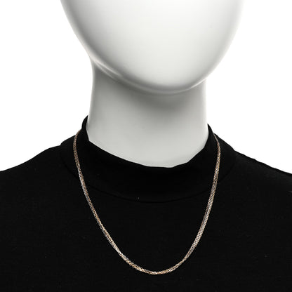 Cartier 18K Pink Yellow White Gold Three Chain Necklace 2 of 5