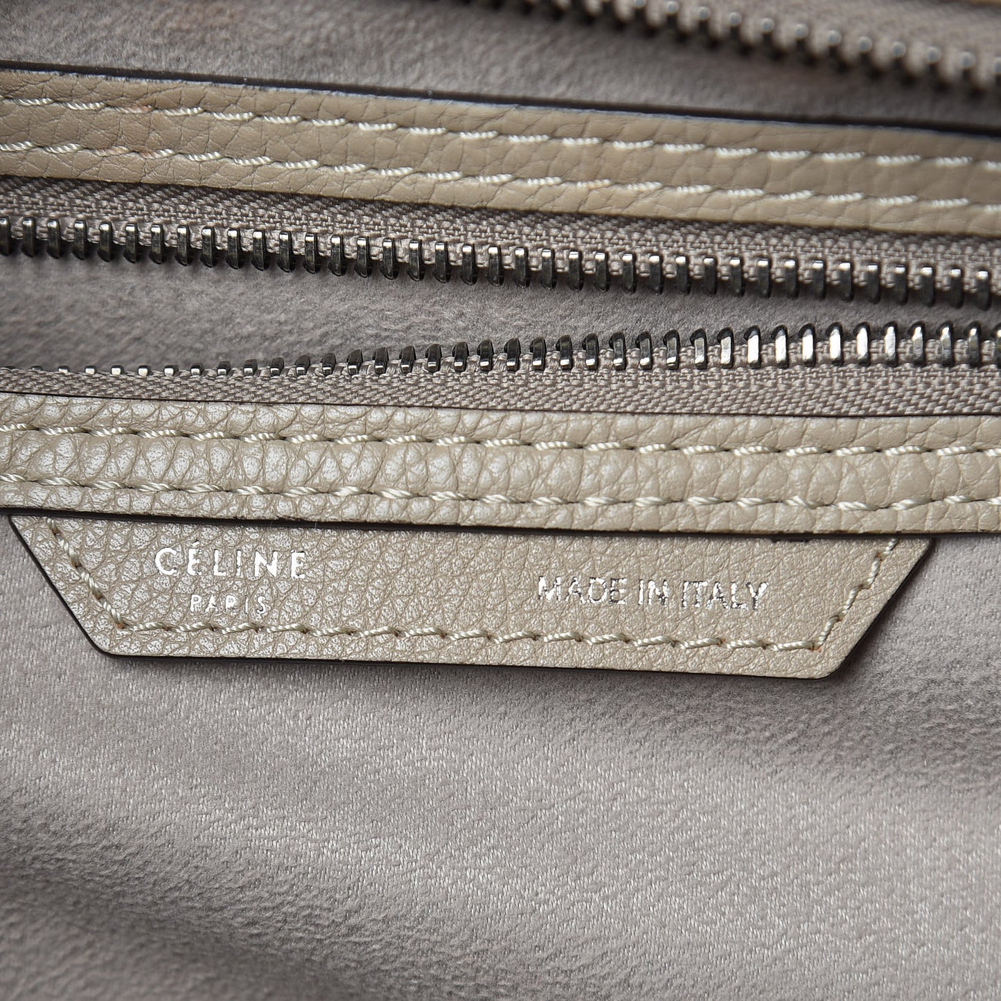 Drummed Calfskin Mini Luggage Dune