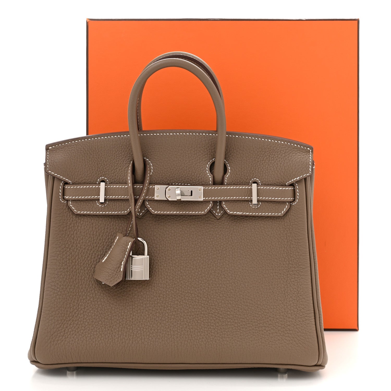 Hermes Togo Birkin 25 Etoupe 10 of 10