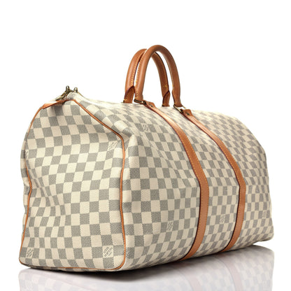 Louis Vuitton Damier Azur Keepall 50 3 of 8