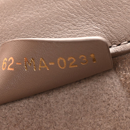 Christian Dior Calfskin Embossed Medium Book Tote Warm Taupe 6 of 9