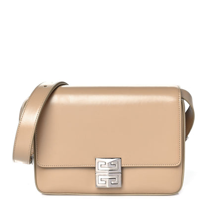 Givenchy Box Calfskin Medium 4G Shoulder Bag Beige Cappuccino 1 of 7