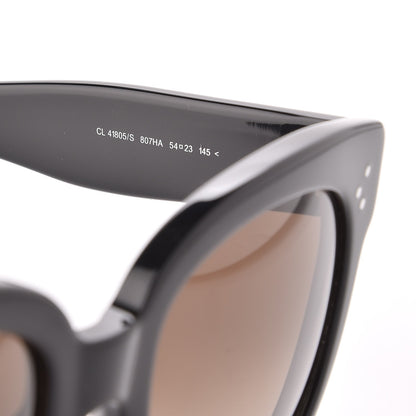 Celine New Audrey Sunglasses CL 41805/S Black 6 of 8