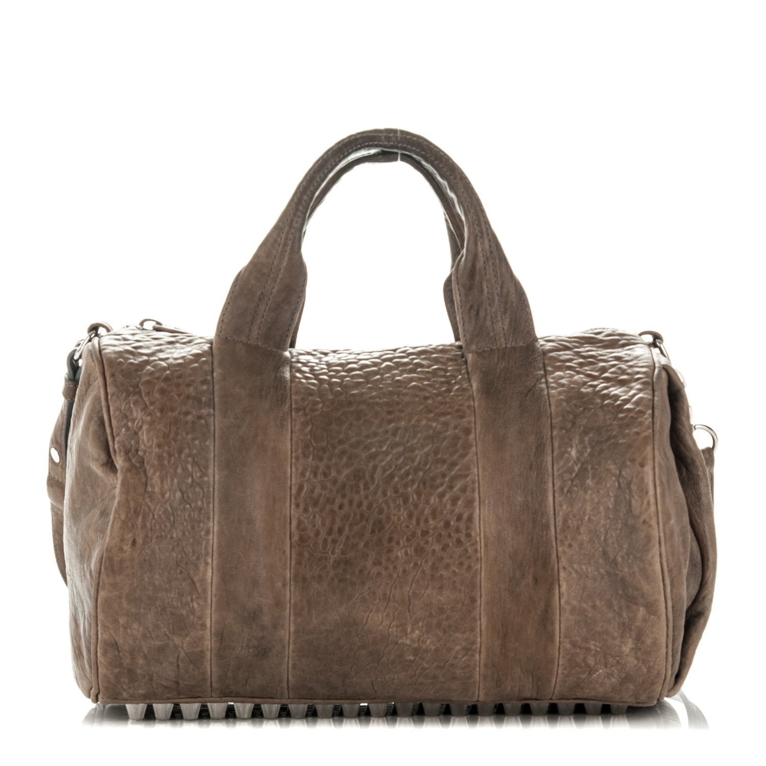 Alexander Wang Pebbled Lambskin Rocco Grey 1 of 8