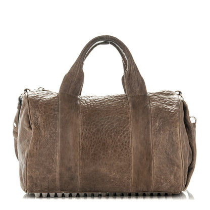 Alexander Wang Pebbled Lambskin Rocco Grey 1 of 8