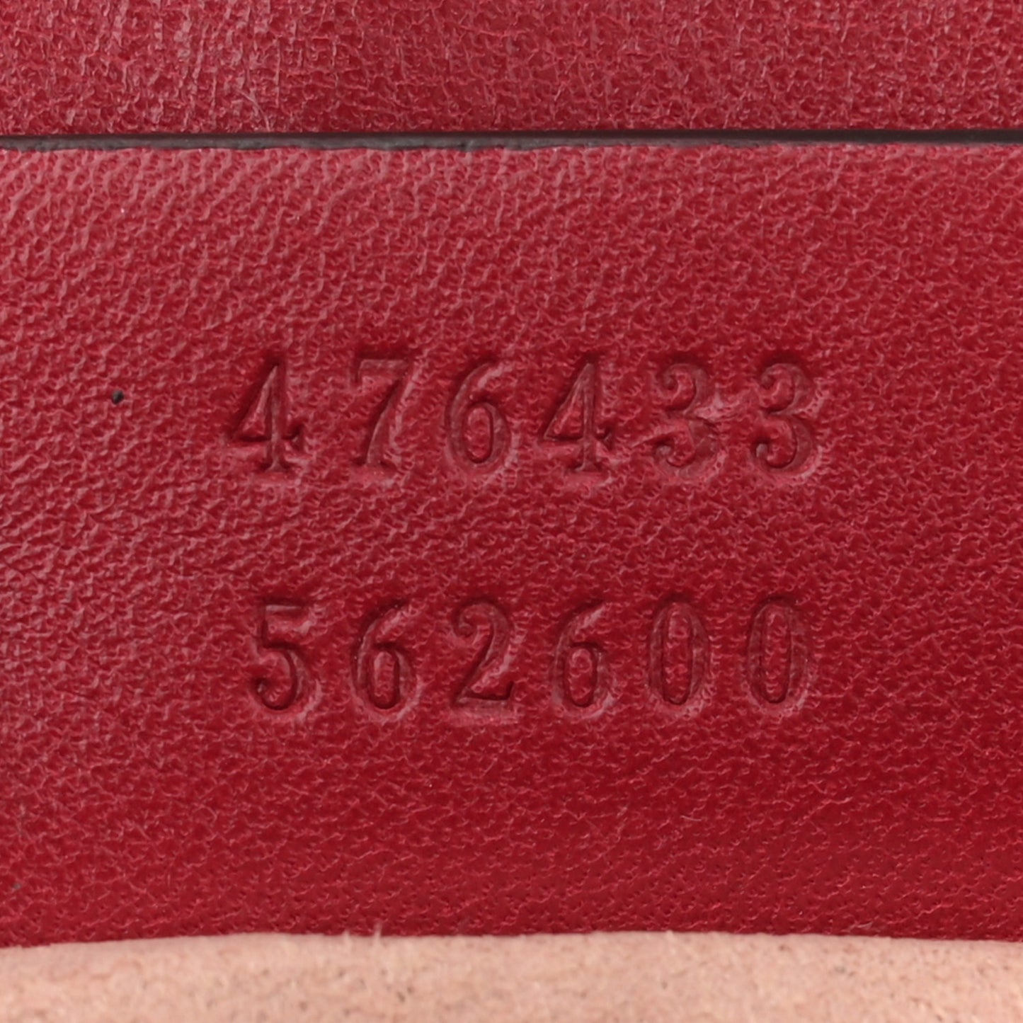 Calfskin Matelasse Super Mini GG Marmont Shoulder Bag Hibiscus Red