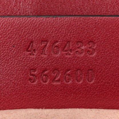 Gucci Calfskin Matelasse Super Mini GG Marmont Shoulder Bag Hibiscus Red 7 of 15