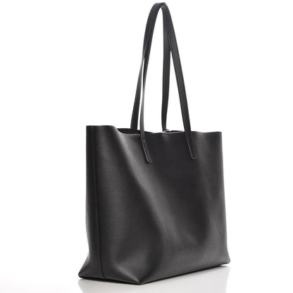 Saint Laurent Calfskin Large Shopping Tote Black 3 of 10