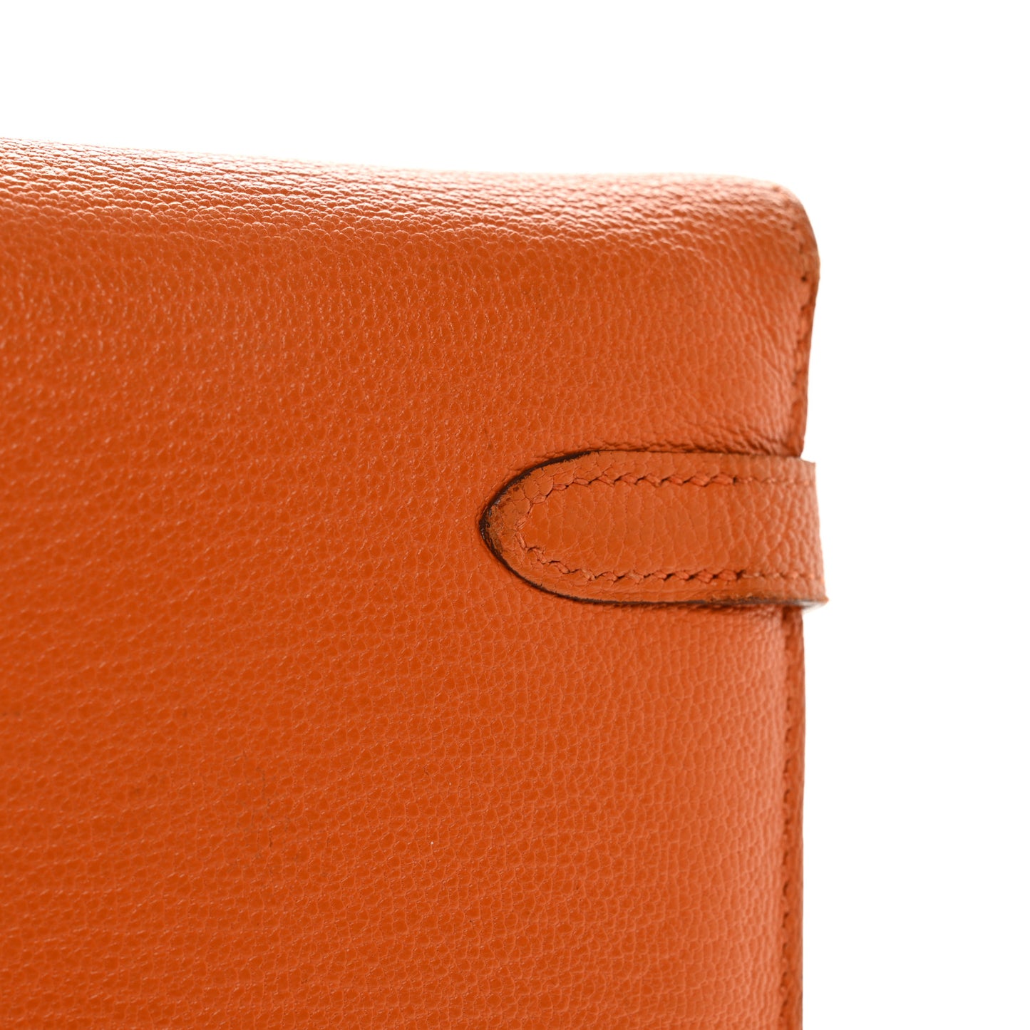 Chevre Mysore Kelly Longue Wallet Orange