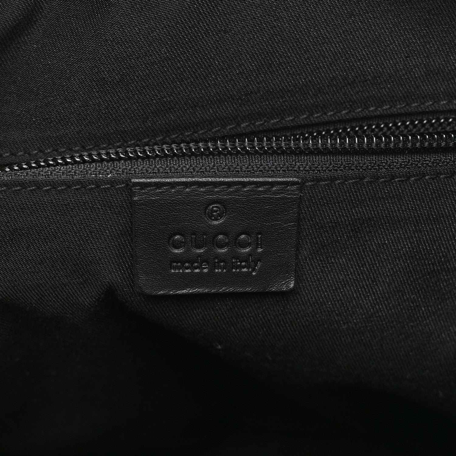 Gucci Monogram Calfskin Perforated Medium Flat Messenger Bag Black 6 of 11