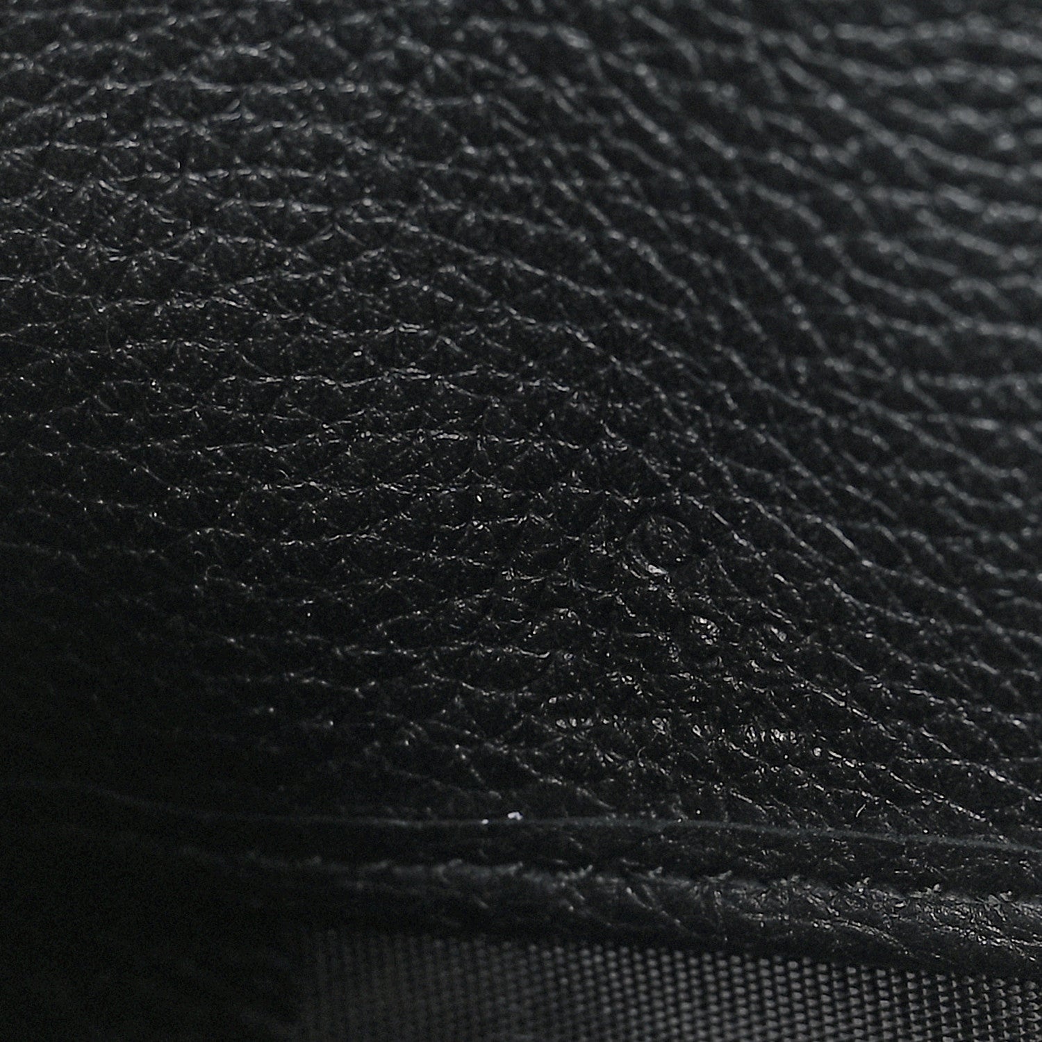 Gucci Calfskin Logo Zip Around Wallet Black 7 of 10