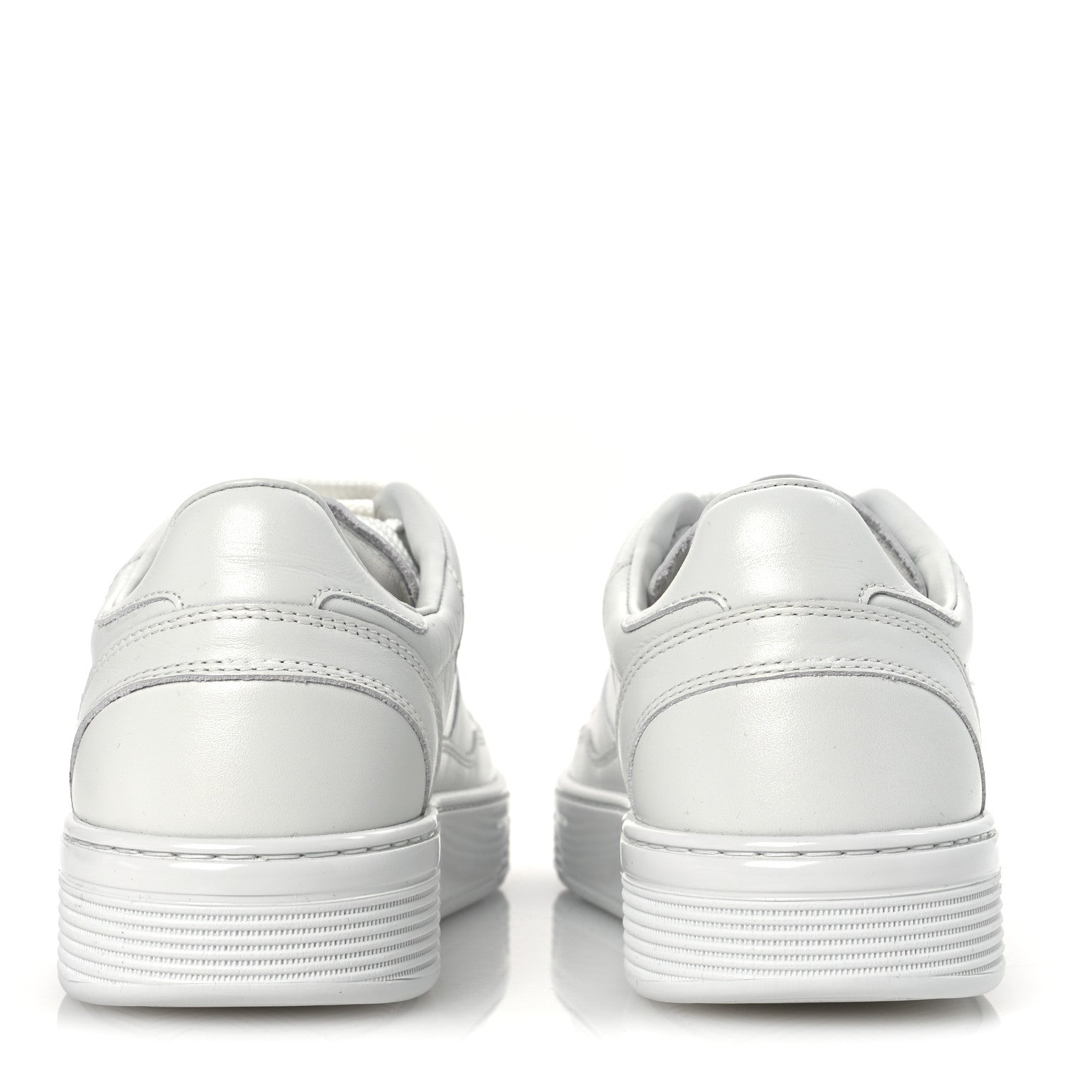 Chanel Calfskin Womens CC Sneakers 40.5 White 6 of 11