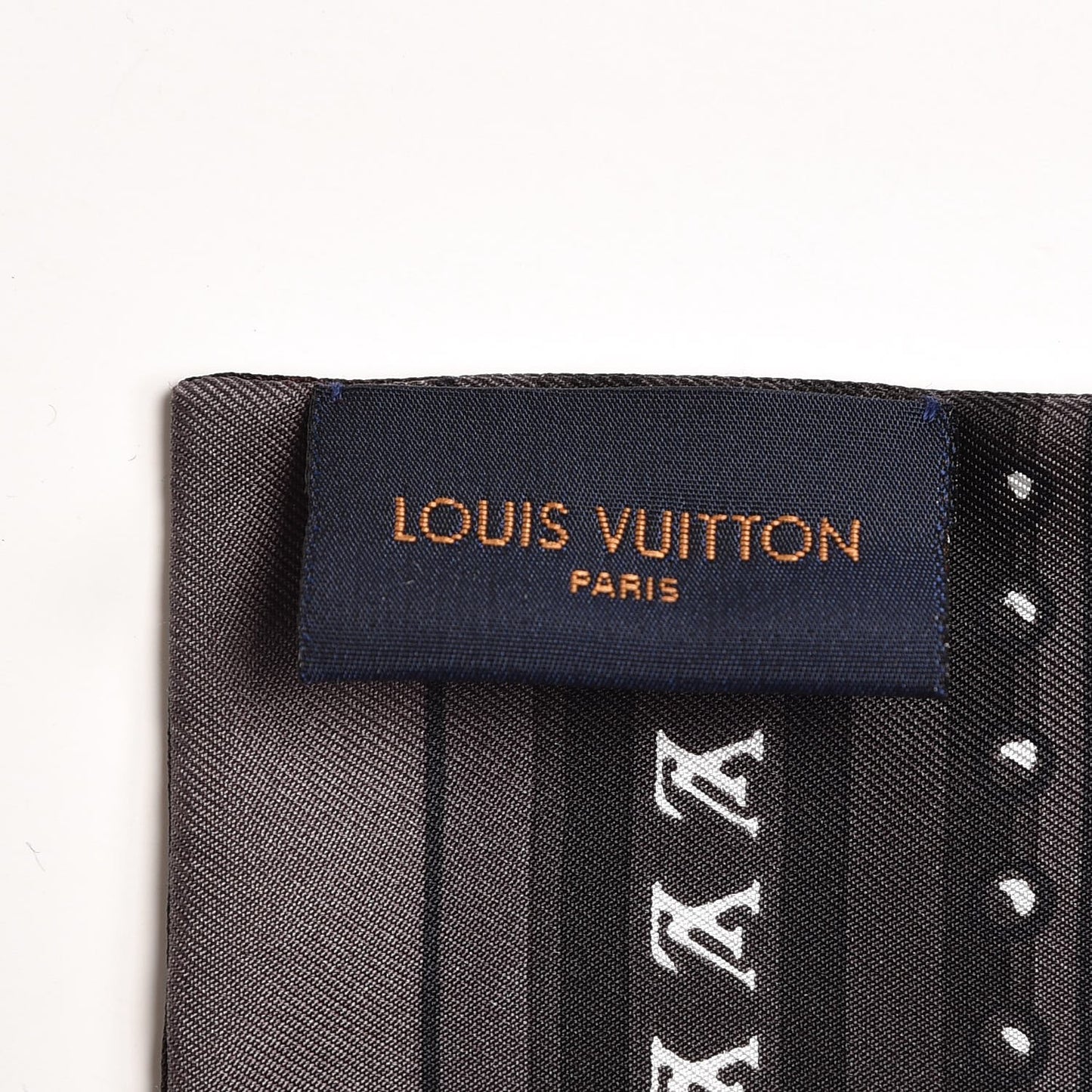 Silk Monogram LV World Bandeau Brown