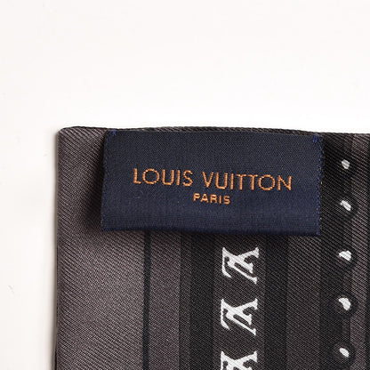 Louis Vuitton Silk Monogram LV World Bandeau Brown 3 of 5