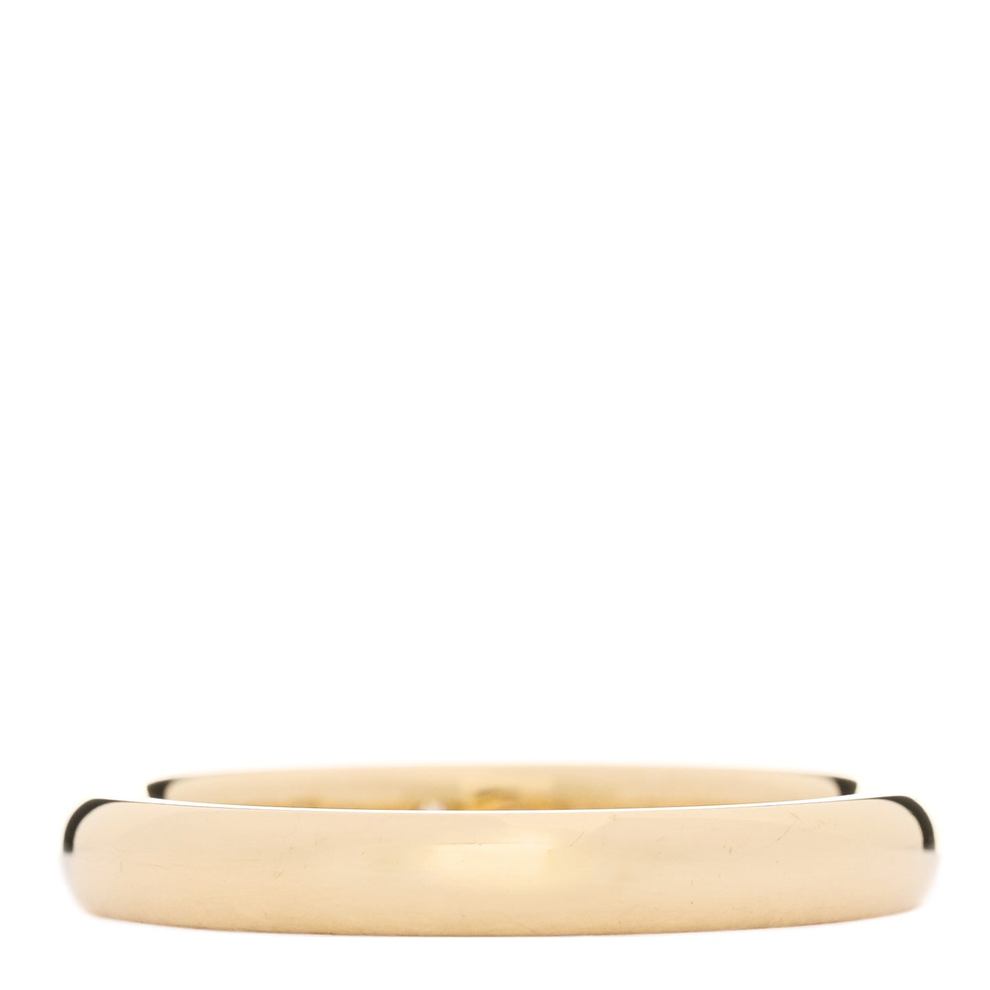 18K Yellow Gold Diamond 3mm Elsa Peretti Band Ring 54 7