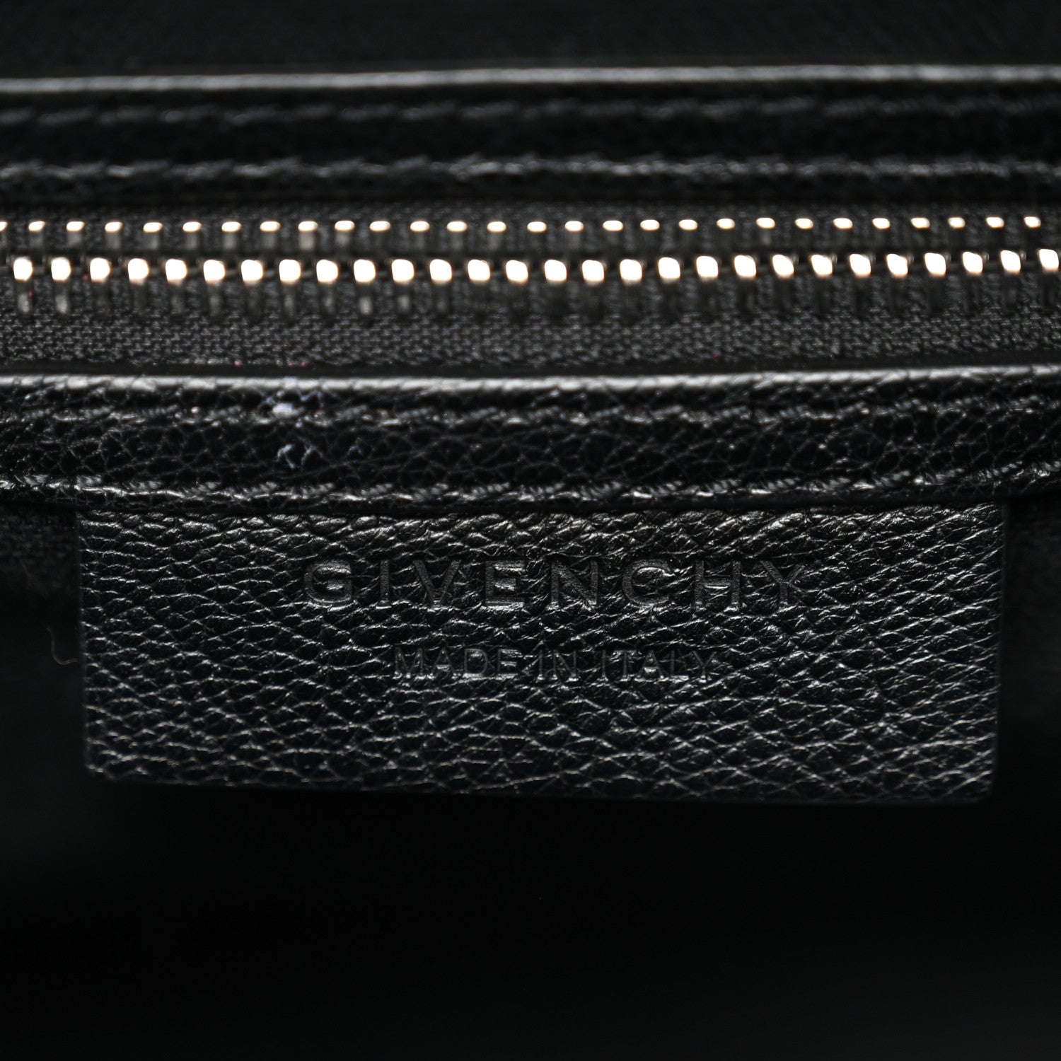Givenchy Sugar Goatskin Striped Small Antigona Black Red 6 of 11