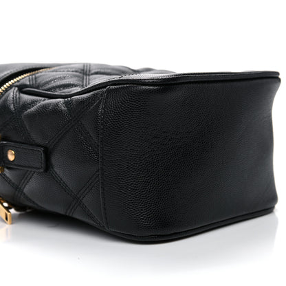 Saint Laurent Grain de Poudre Quilted 80's Vanity Bag Black 7 of 9