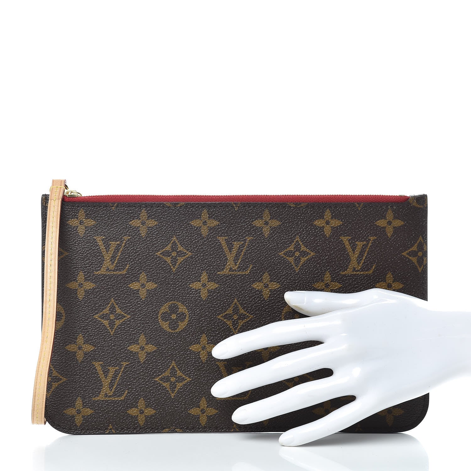 Louis Vuitton Monogram Neverfull MM GM Pochette Cherry 2 of 6