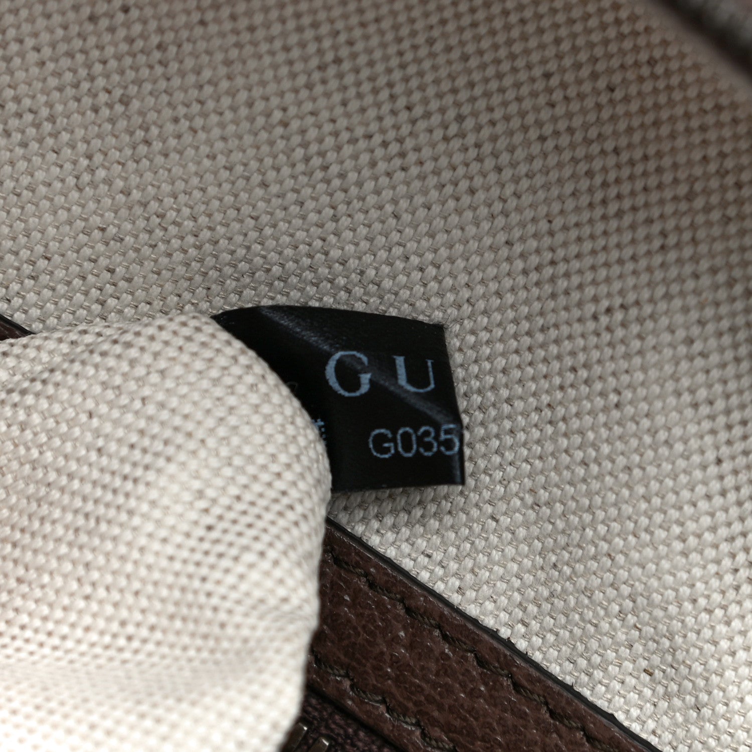 Gucci GG Supreme Monogram Calfskin Web Small Ophidia Day Backpack Beige Ebony New Acero 8 of 11