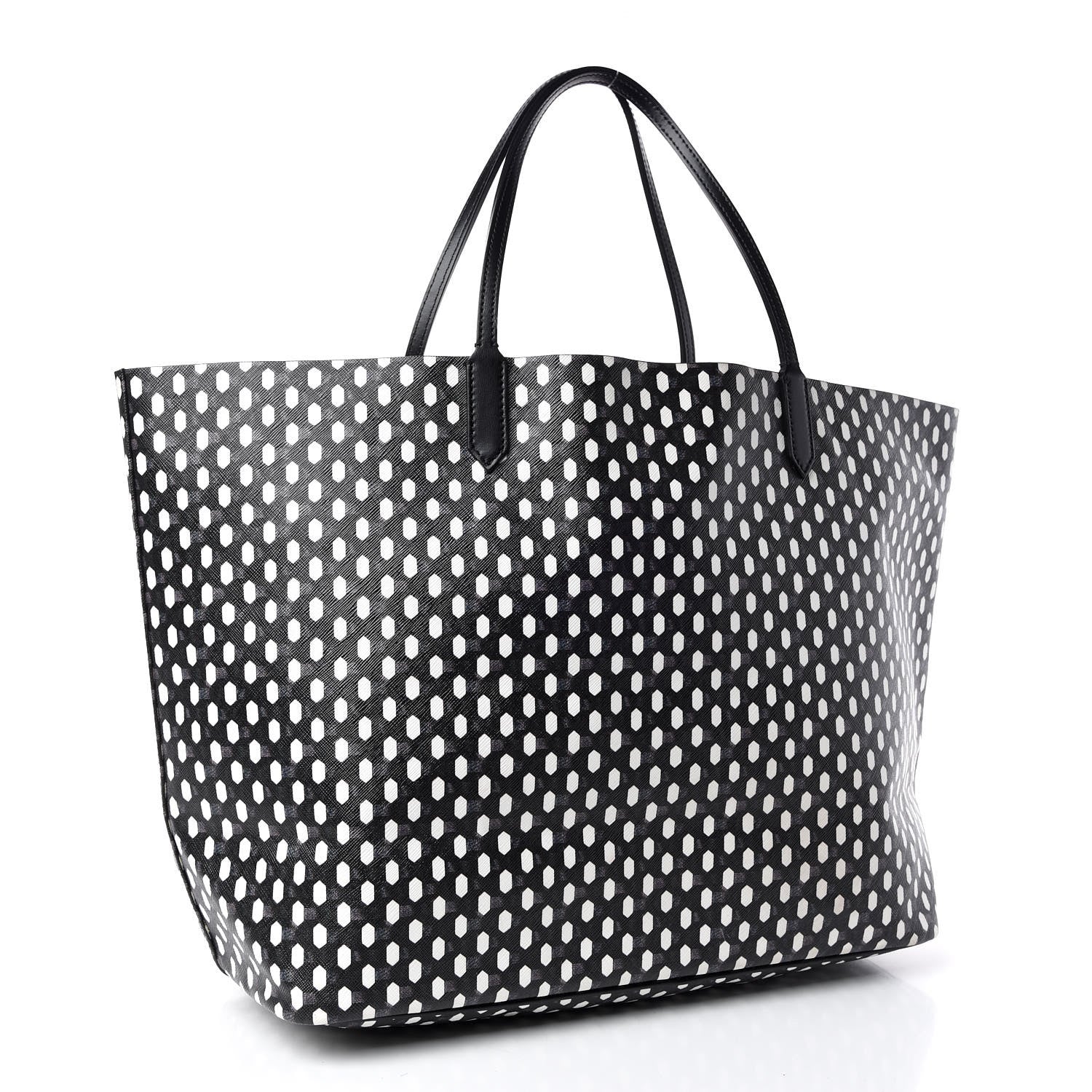 Givenchy Coated Canvas Large Antigona Tote Black White 4 of 10