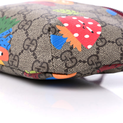 Gucci Soft GG Supreme Monogram Dancing Woodland Childrens Belt Bag Beige Ebony Multicolor 9 of 9
