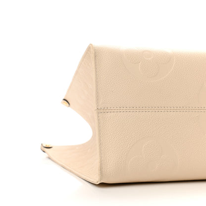 Louis Vuitton Empreinte Monogram Giant Onthego GM Creme 9 of 11