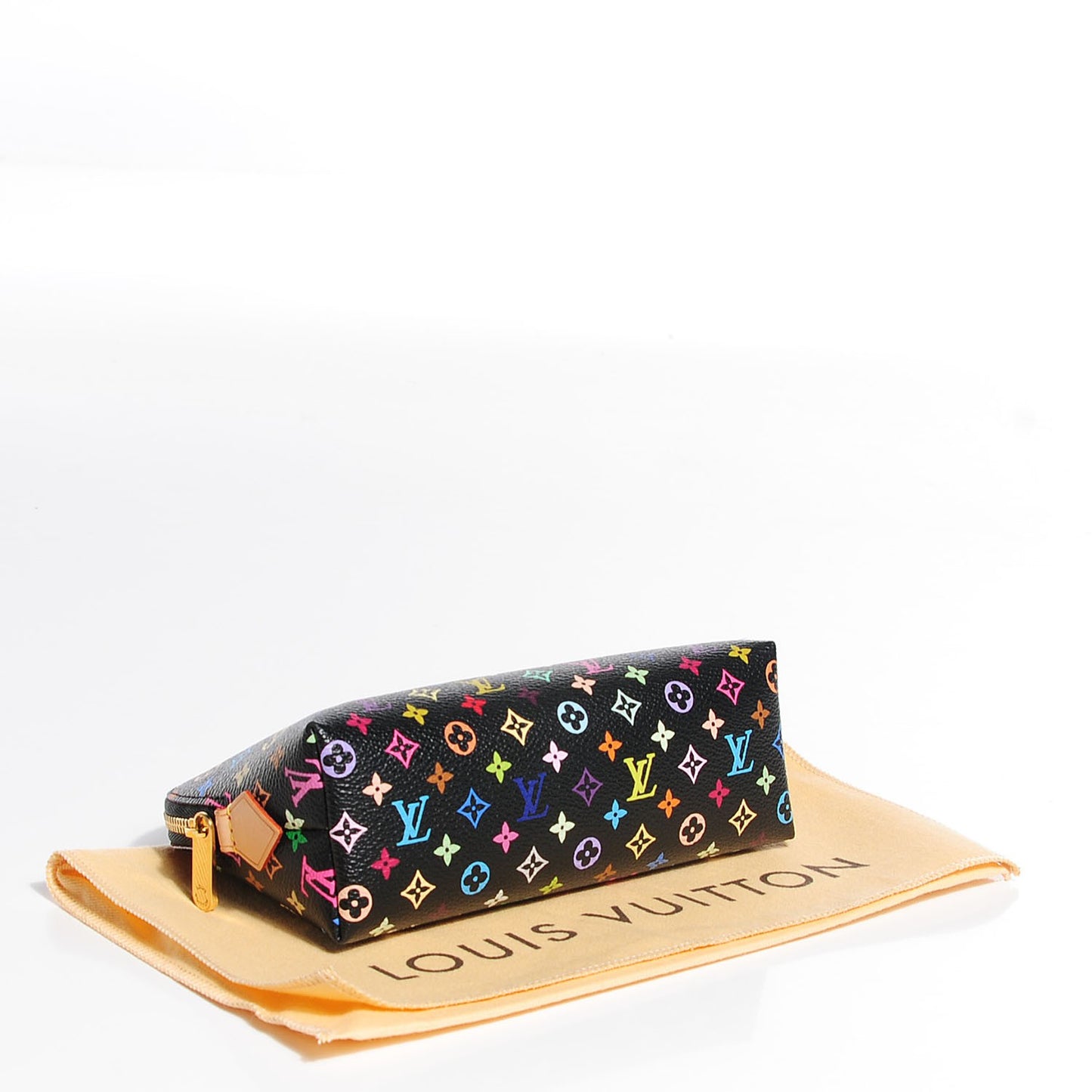 Monogram Multicolor Cosmetic Pouch Black Grenade