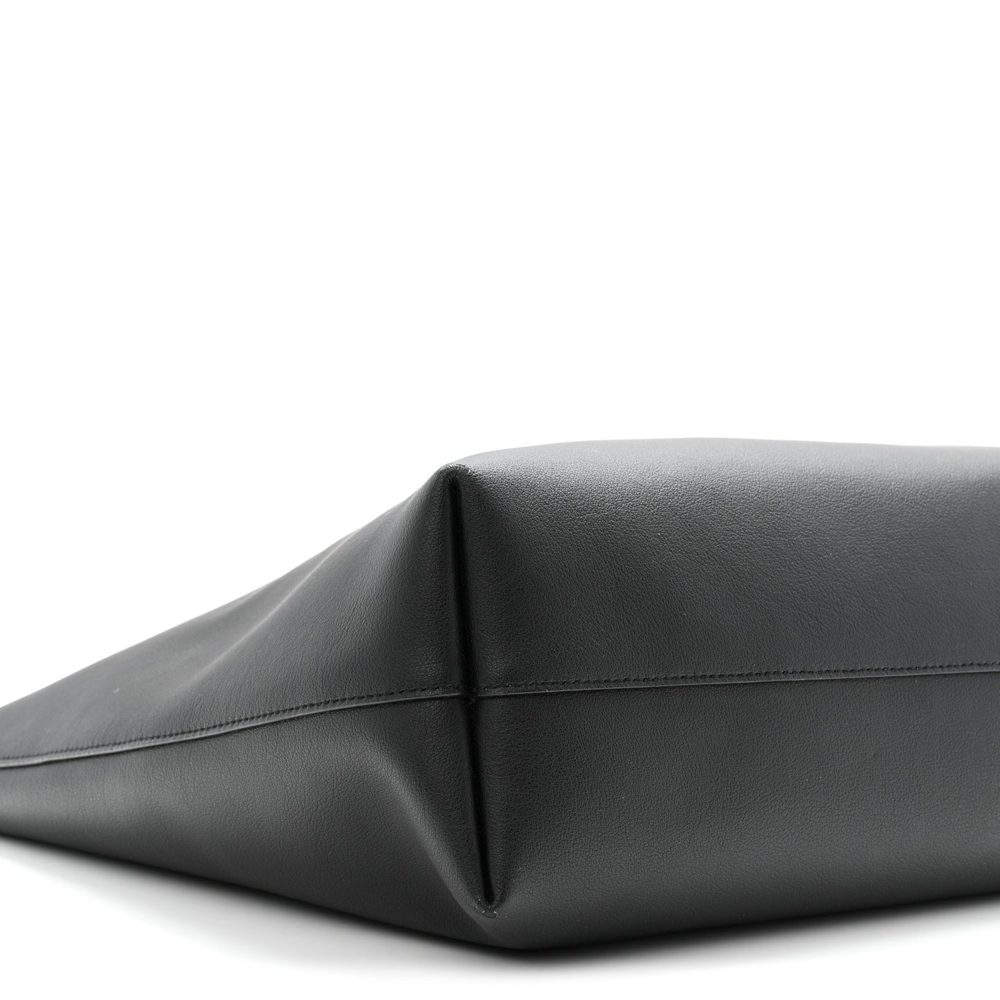 Calfskin Large Shopping Tote Black