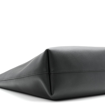 Saint Laurent Calfskin Large Shopping Tote Black 10 of 11