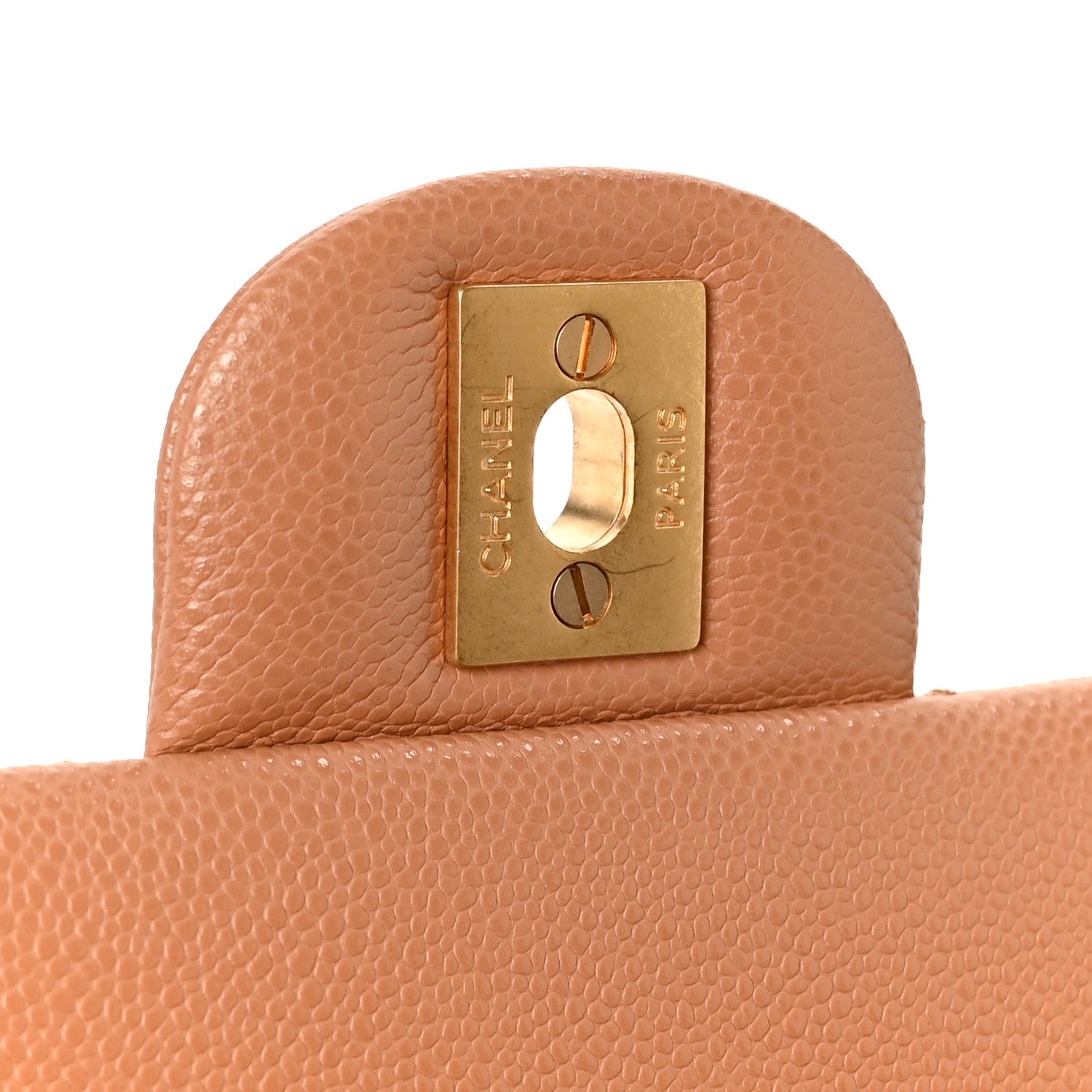 Chanel Caviar Quilted Mini Handy CC Flap Camel 7 of 13