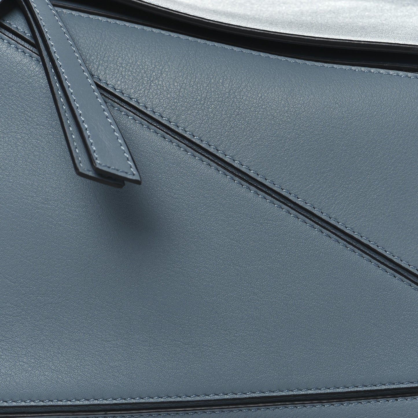 Calfskin Small Puzzle Bag Stone Blue