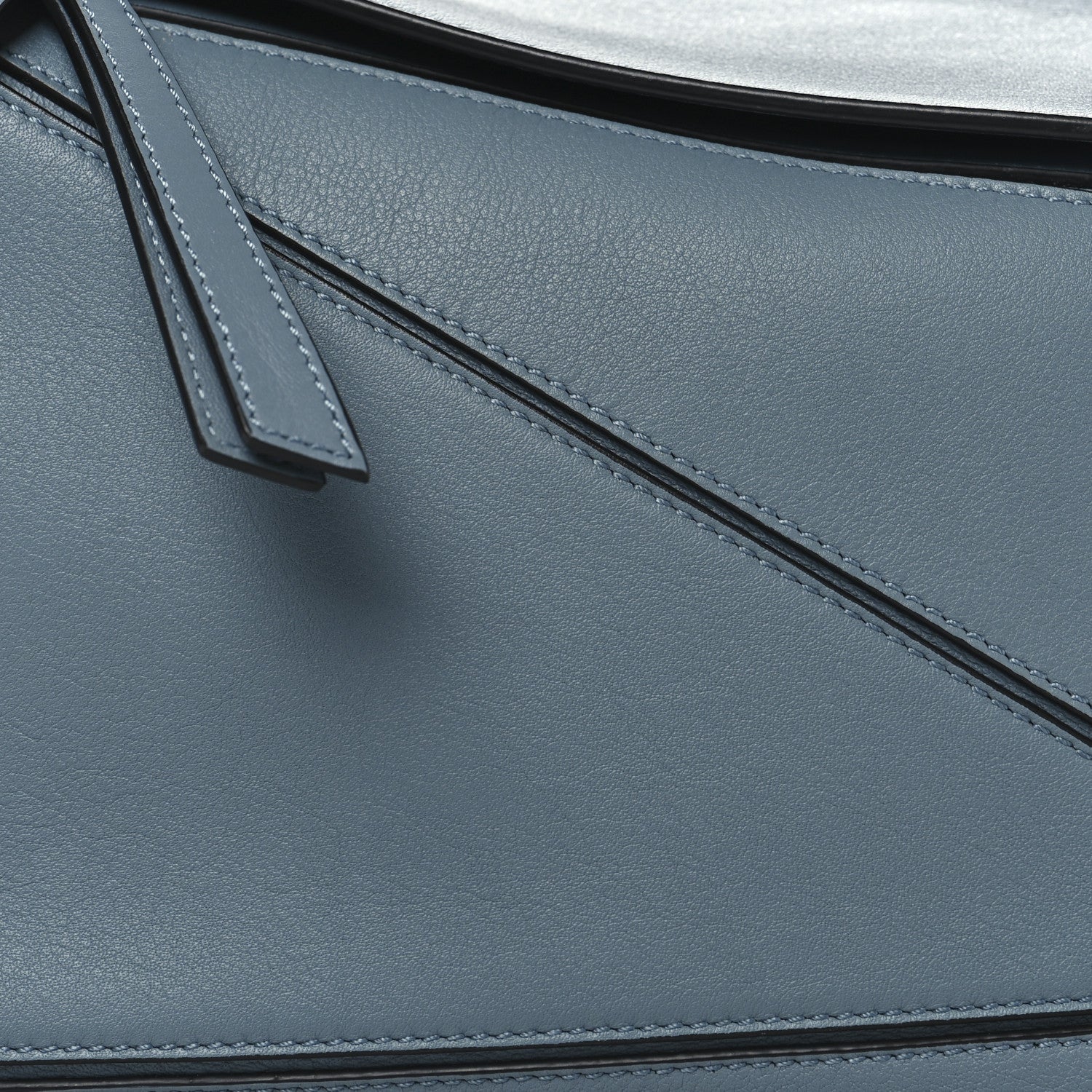 Loewe Calfskin Small Puzzle Bag Stone Blue 8 of 10