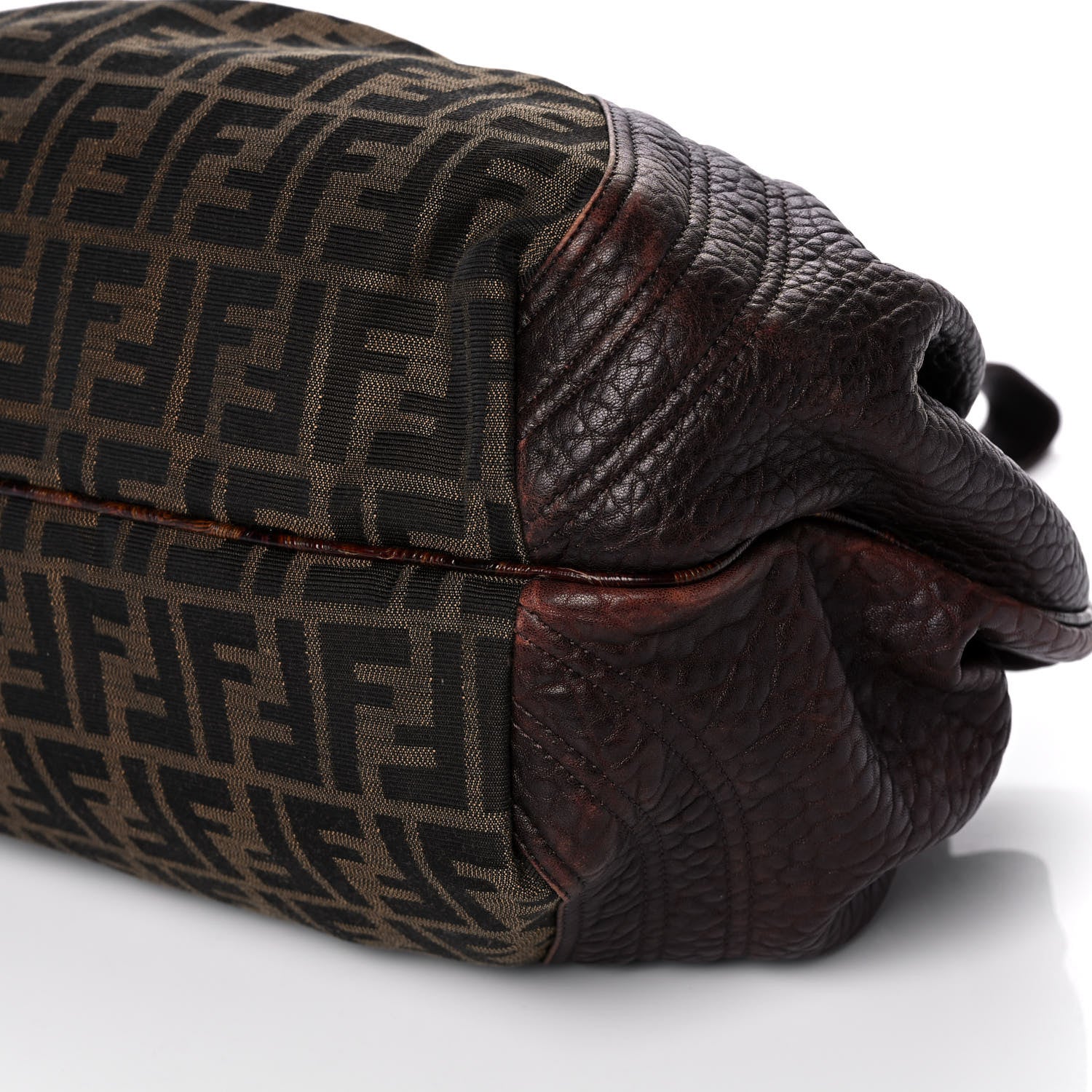 Fendi Zucca Nappa Nuvolata Vitello Tortuga Spy Tobacco Moro 12 of 12