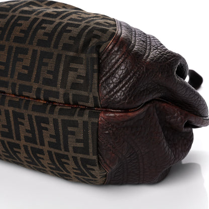 Fendi Zucca Nappa Nuvolata Vitello Tortuga Spy Tobacco Moro 12 of 12