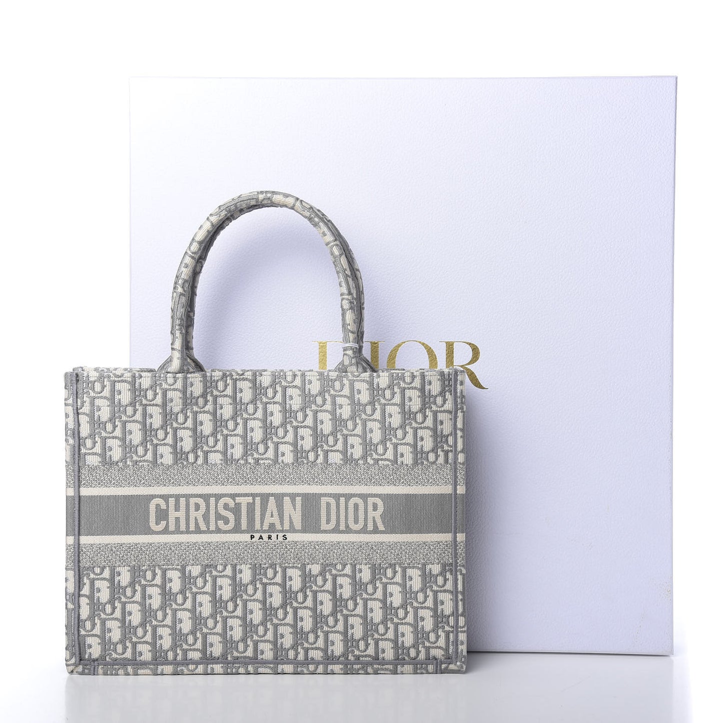 Oblique Medium Book Tote Grey