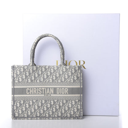 Christian Dior Oblique Medium Book Tote Grey 11 of 11