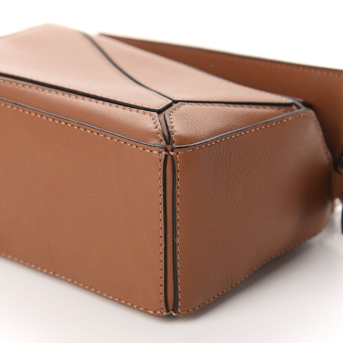 Calfskin Mini Puzzle Bag Tan