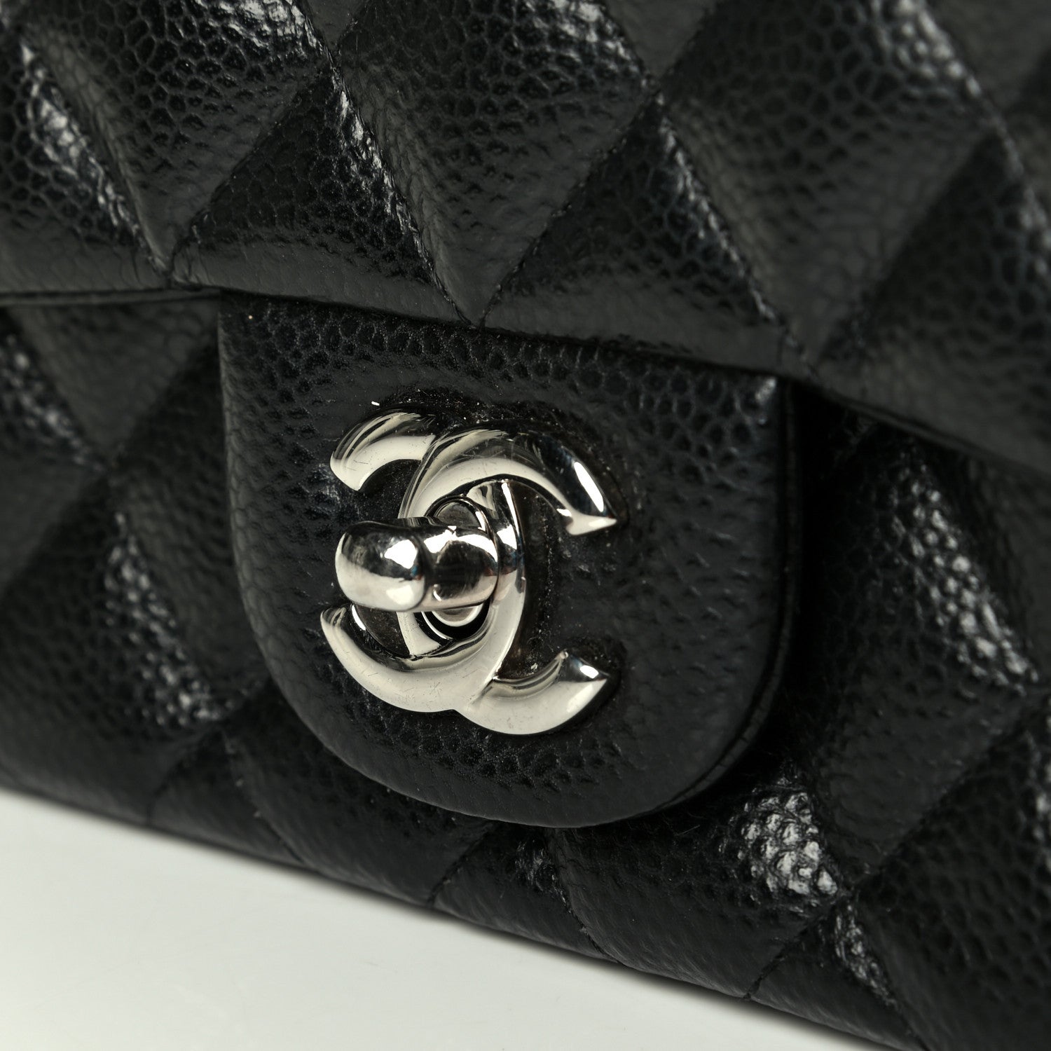 Chanel Caviar Quilted Mini Square Flap Black 6 of 7